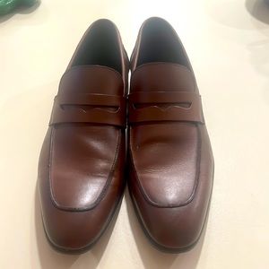 To Boot New York brown leather loafers. Worn one time size 12.